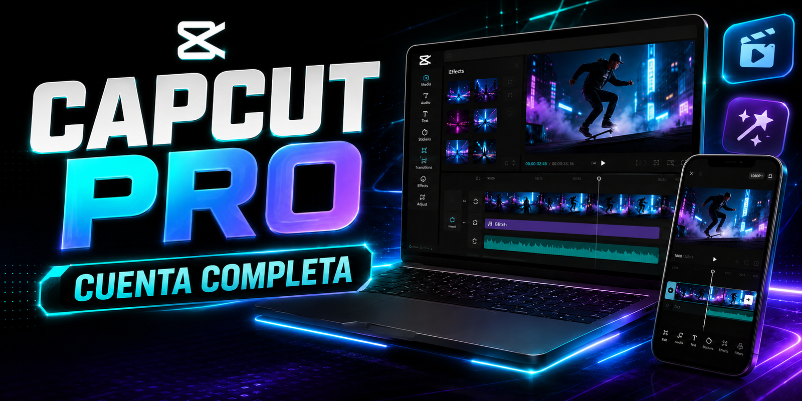 CAPCUT CUENTA COMPLETA X 30 DIAS